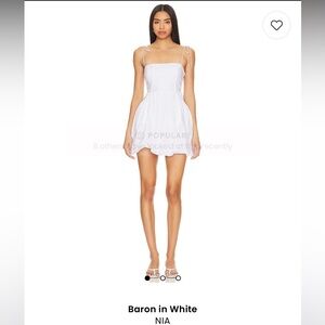White Mini Dress with Strappy Back